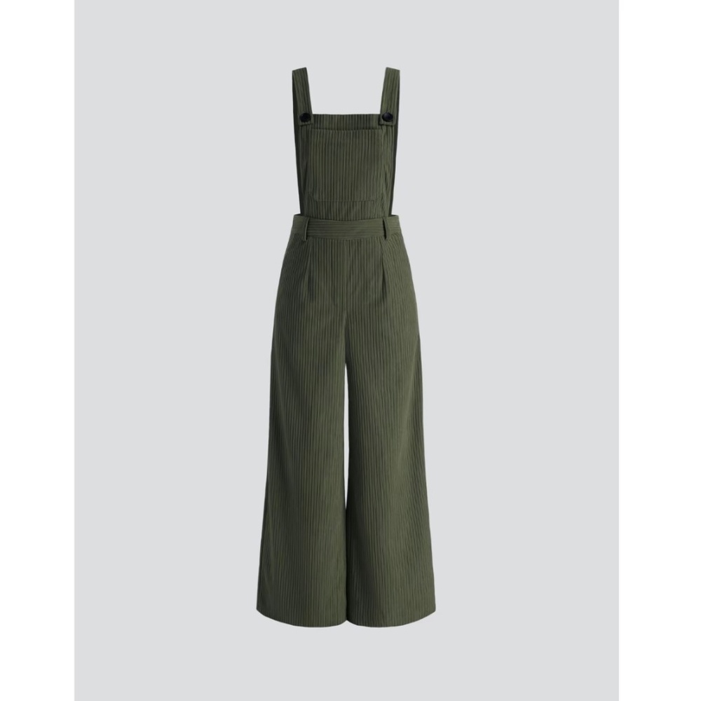 Brand New Cider Brand Olive Green Corduroy Jumpsuit Romper - Size 6
